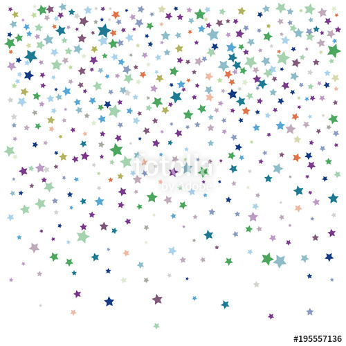 500x500 Glitter Vector Falling Stars Pattern Carnival Festival Confetti