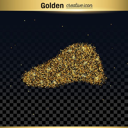 450x450 Gold Glitter Vector Icon Royalty Free Vector Graphics