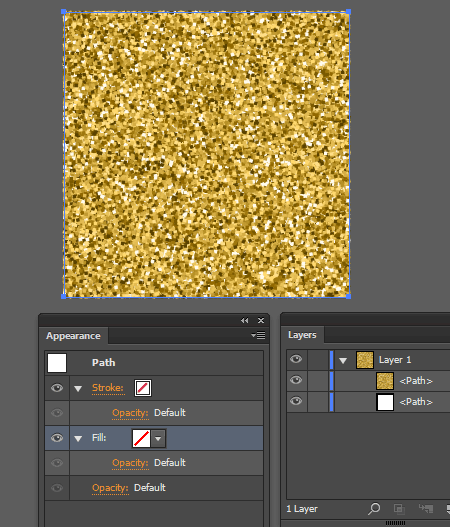 450x527 How To Create A Gold Glitter Texture With Stipplism In Adobe