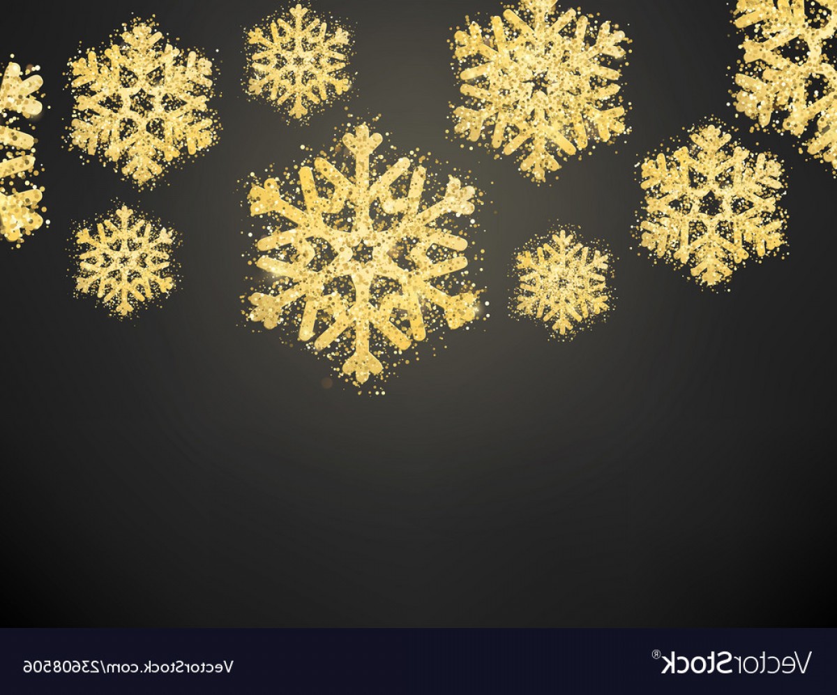 1200x996 Sparkling Glitter Covered Gold Snowflake Vector Cqrecords