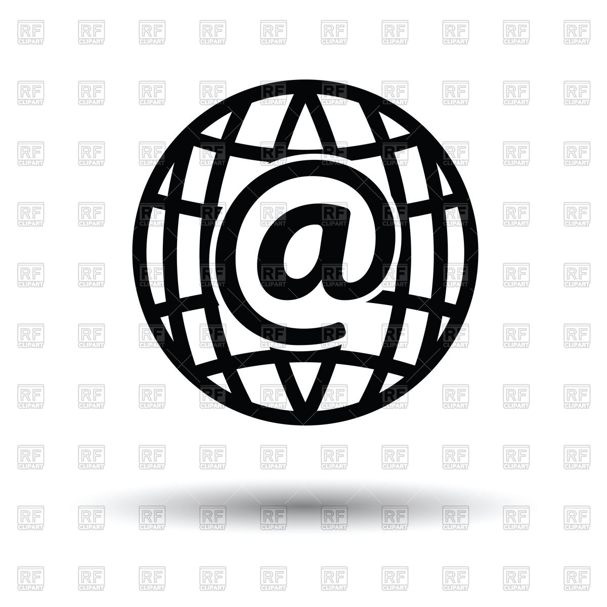 1200x1200 Global E Mail Icon Vector Image Of Signs, Symbols, Maps Angelp