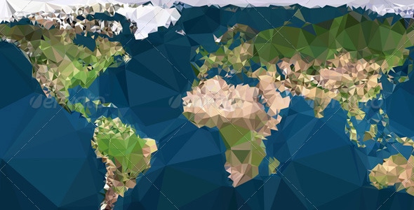 Global Map Vector