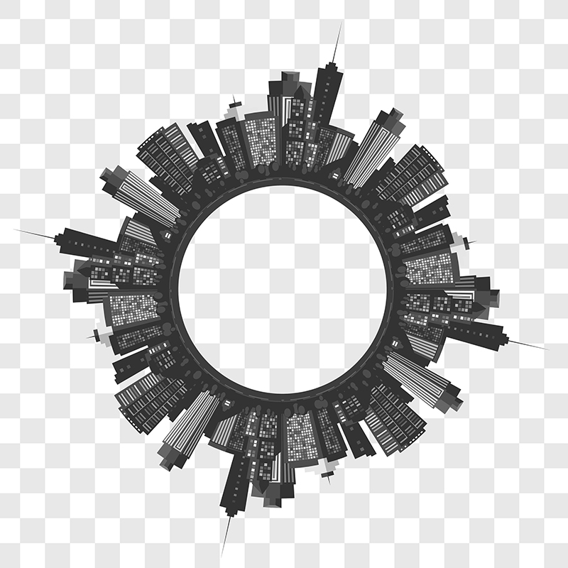 800x800 Vector Modern City Cityscape Background, Global, Scape, Icon Png