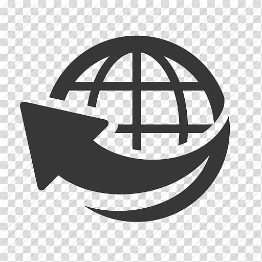 512x512 Globe And Arrow Icon, Logo Export Cargo Freight Forwarding Agency