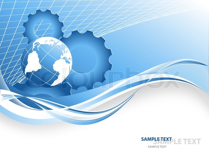 800x600 Abstract Vector Background With Globe Stock Vector Colourbox