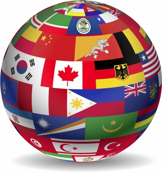 Globe Flags Vector at Vectorified.com | Collection of Globe Flags ...