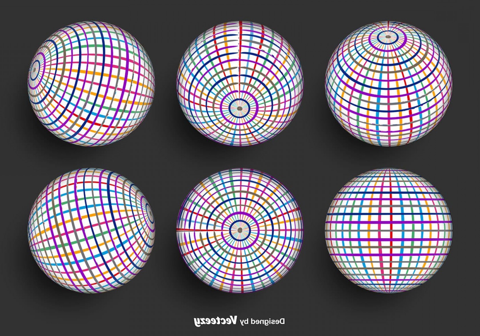 1680x1176 Color Globe Grid Vector Icons Catchsplace