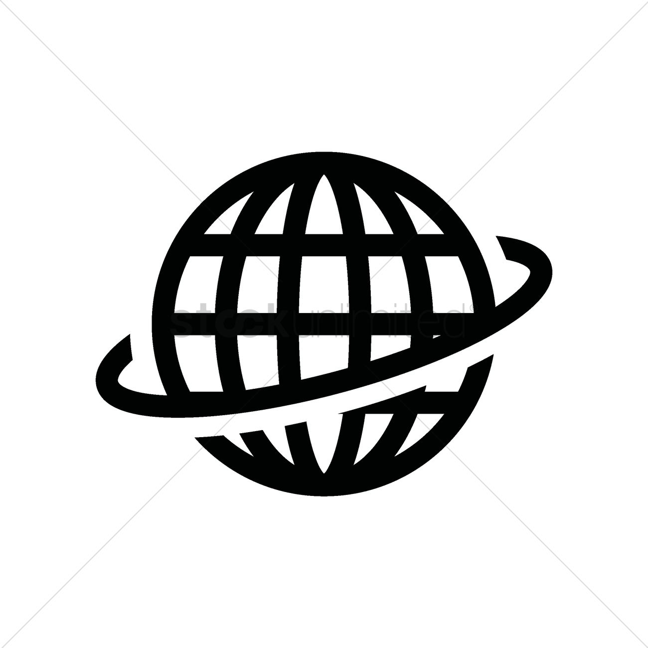 1300x1300 Globe Icon Vector Image