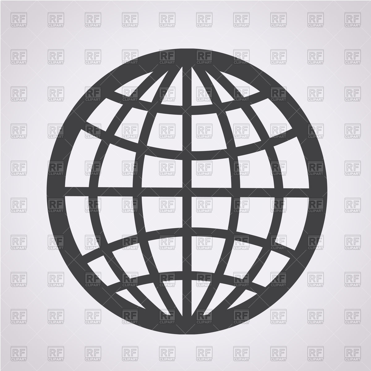 1200x1200 Globe Icon Vector Image Of Objects Tumdee