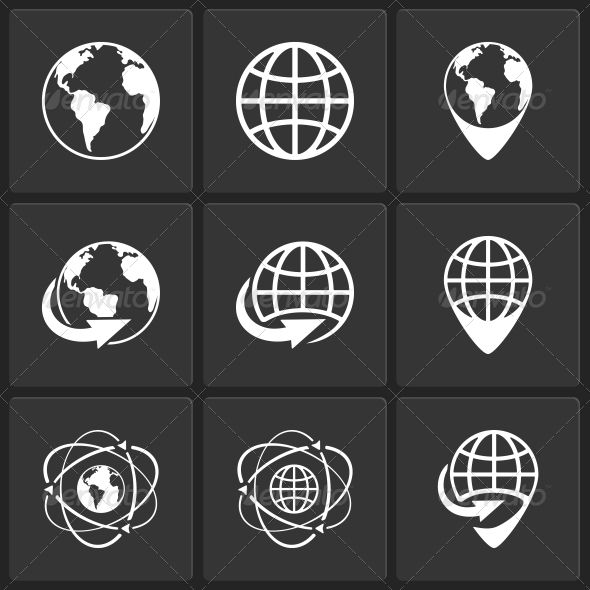 590x590 Info Graphic World Icon, Globe Icon