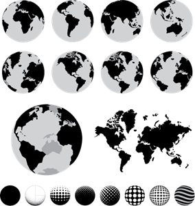 284x300 Globes Logo Vector