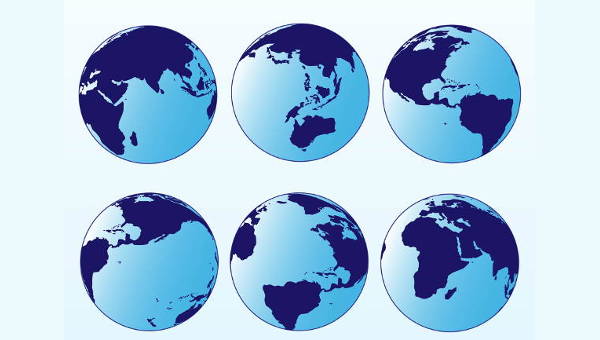 600x340 Globe Vectors