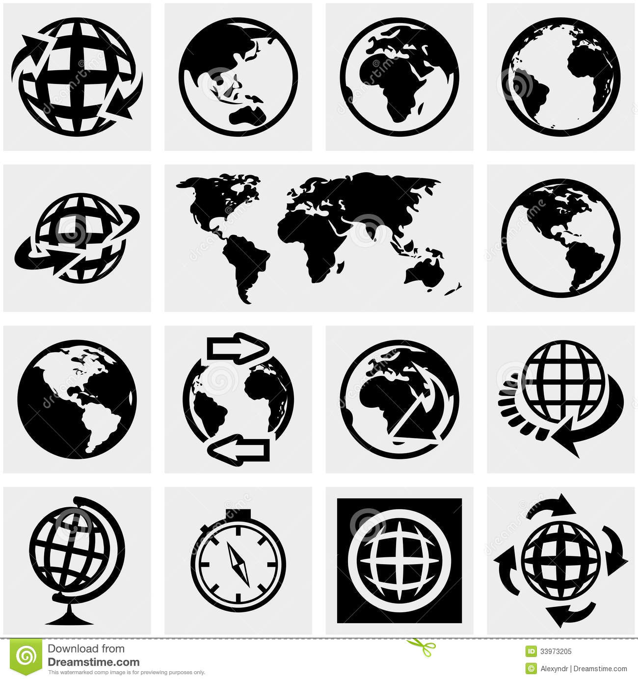 Globe Vector Art