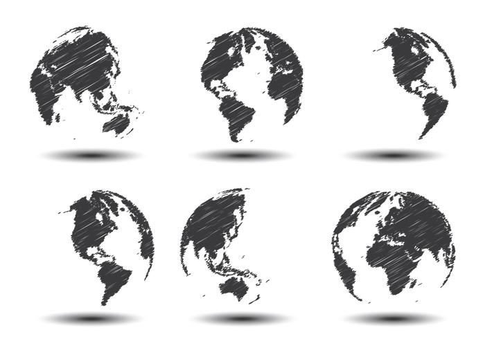 700x490 Free World Map Vector Collection Different Designs