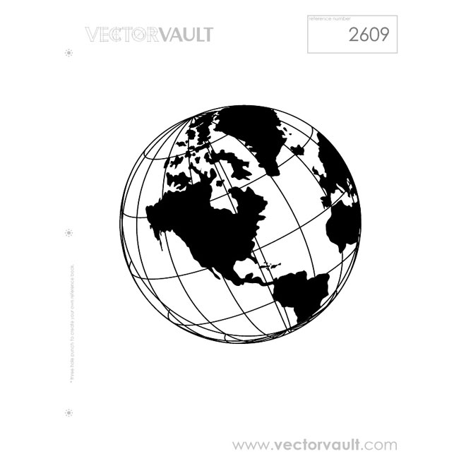 660x660 Globe Vector Image