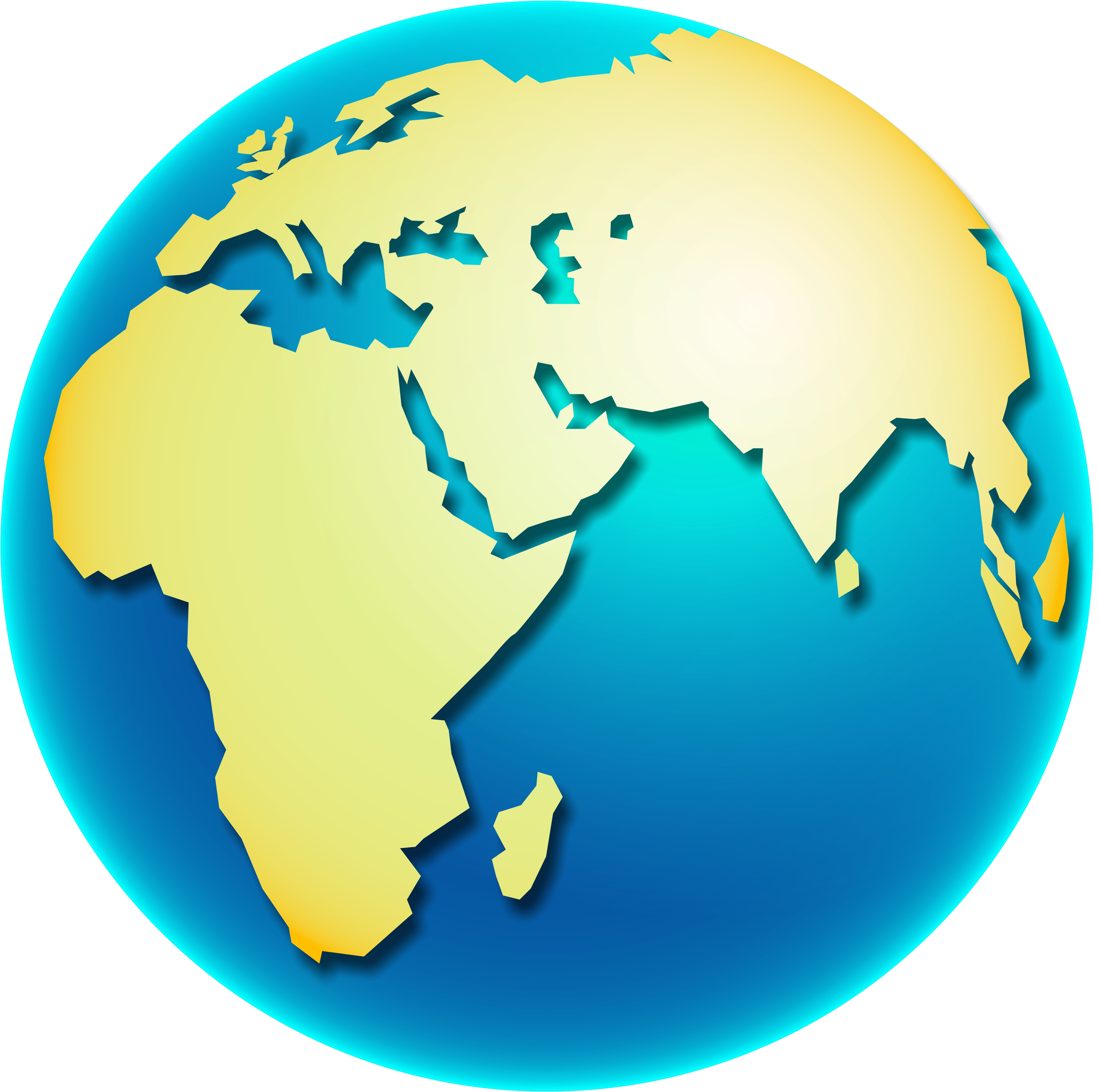 Free World Map Globe Vector Library Png Files, Free Clip Art. 