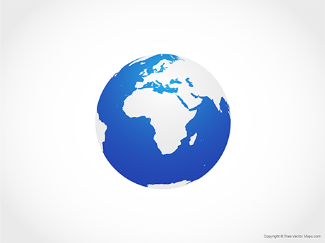 460x345 Vector Globes Free Vector Maps