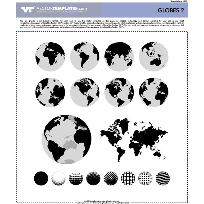 660x660 World Map Globe Vector