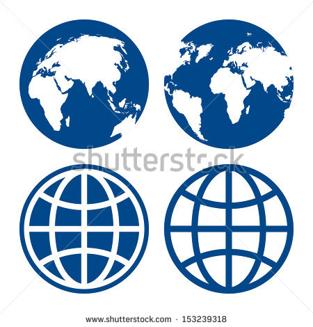 450x470 Earth Vector Icon