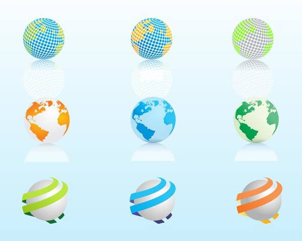 600x480 Globe Vectors