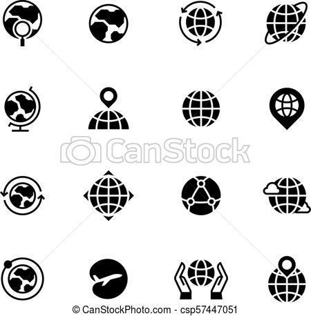 450x458 Mapa, Simple, Planeta, Globo Global, Aislado, Icons