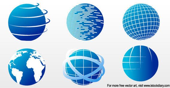 568x294 Globe Icons Vector Set Free Vector Icons Vector Free Download