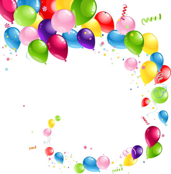 600x612 Globos Png Vector, Clipart