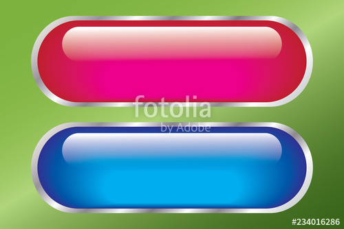 500x334 Red Blue Glossy Button Vector Design Stock Image And Royalty