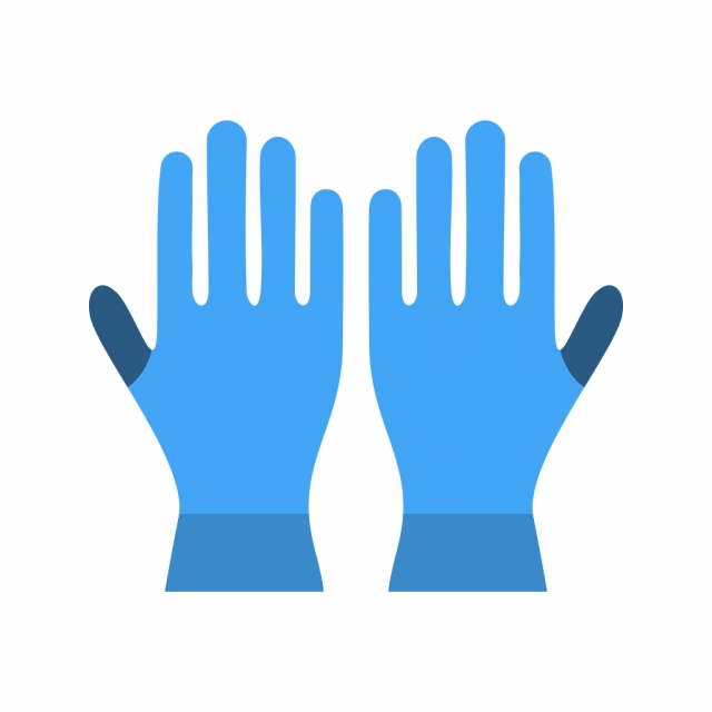 640x640 Gloves Vector Icon, Gloves Icon, Working Gloves Icon, Work Icon