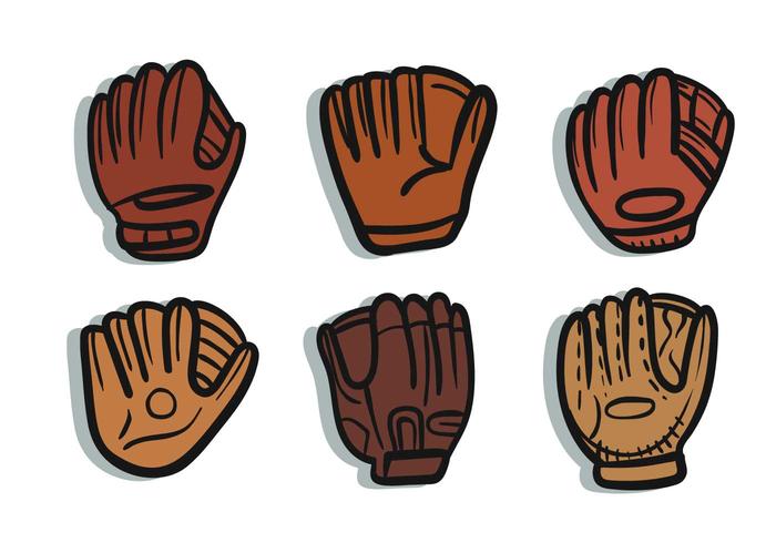700x490 Softball Glove Vector
