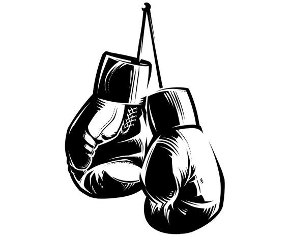 570x466 Boxing Gloves, Silhouette,graphics,illustration,vector,logo