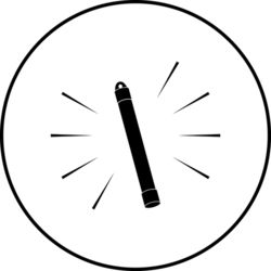 250x250 Glow Stick Clipart