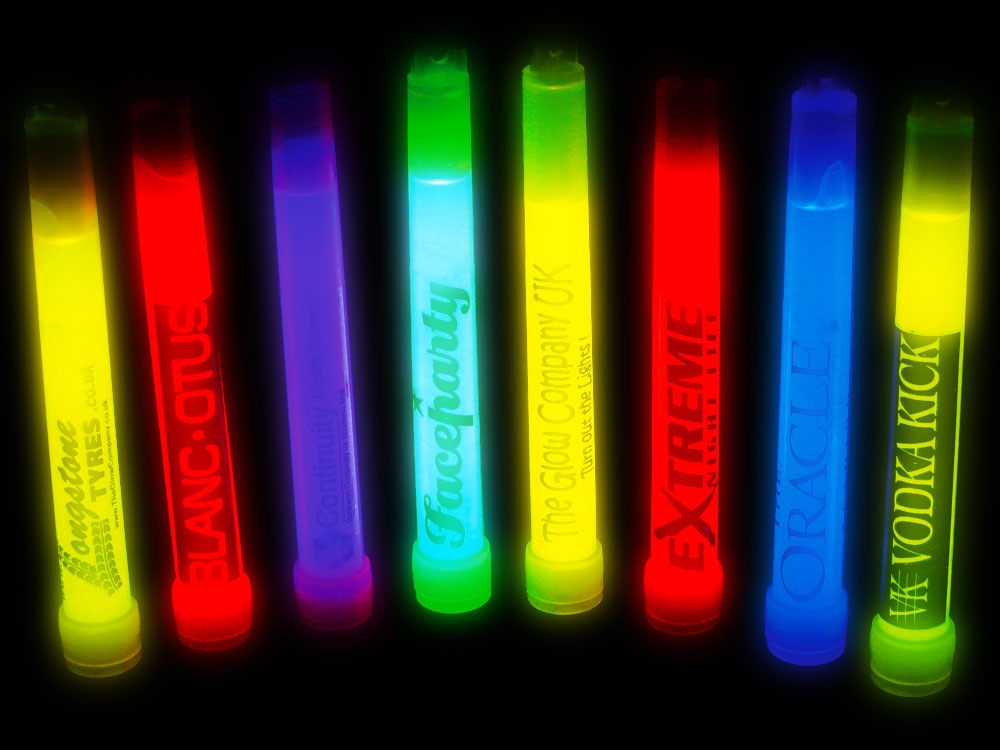 1000x750 Imprinted Glow Sticks