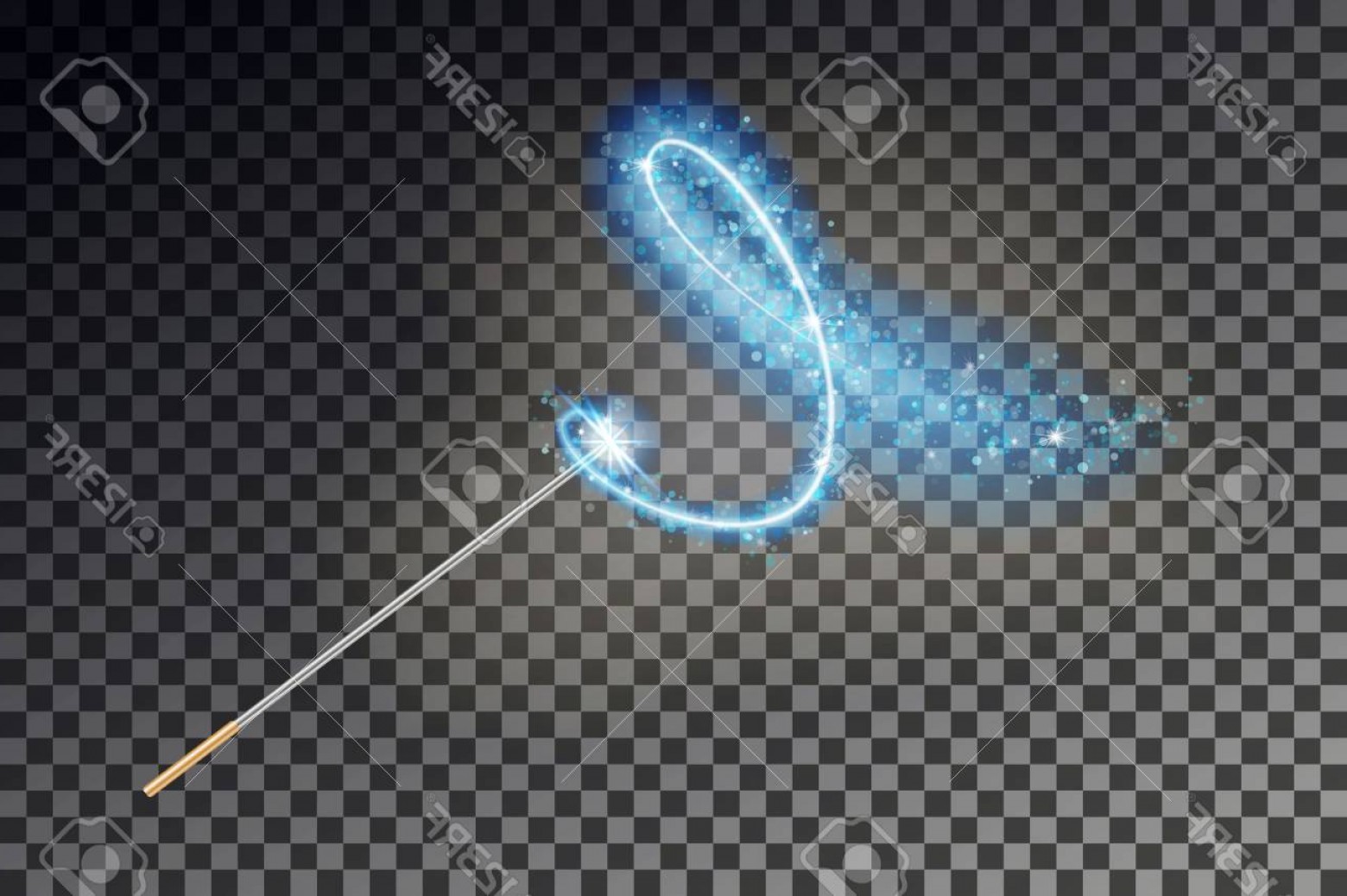 1560x1039 Photostock Vector Magic Wand Vector Transparent Miracle Stick