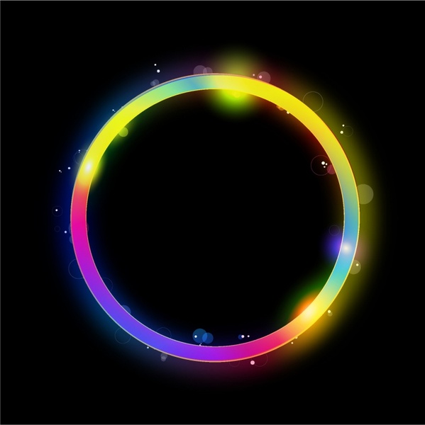 599x600 Glowing Circle Vector Free Vector In Adobe Illustrator