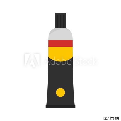 500x500 One Moment Glue Icon Flat Illustration Of One Moment Glue Vector