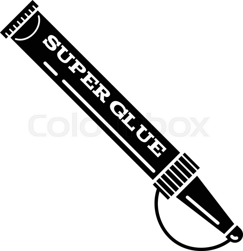 774x800 Super Glue Icon Simple Illustration Stock Vector Colourbox