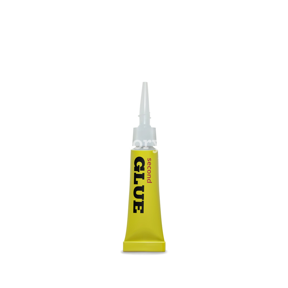 1000x1000 Super Glue Vector Illustration Of Realistic Yellow Metallic
