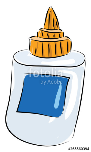 302x500 Tube Of Glue Vector Illustration Stock Image And Royalty Free