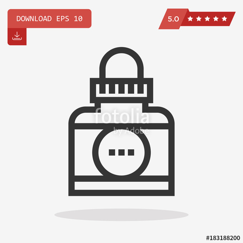 500x500 Glue Vector Icon Stock Image And Royalty Free Vector