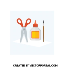 230x230 Scissors And Glue Clipart Free Vectors Downloads Found