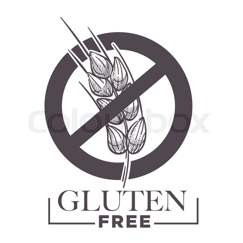 800x800 Gluten Free Products, Poster With Stock Vector Colourbox