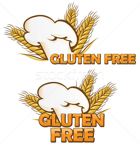 569x600 Gluten Free Symbol Set Isolated On White Background Vector