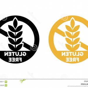 300x300 Gluten Free Grain Vector Icon Symbol Wheat Healthy Food Label