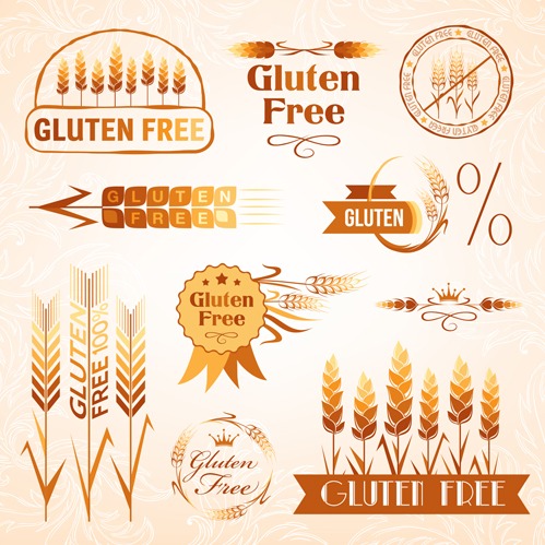 499x499 Gluten Free Logos With Labels Vector Free Vectors Ui Download
