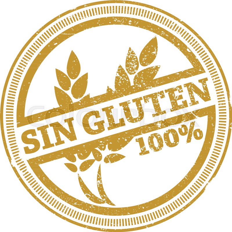 800x800 Golden Grunge Gluten Free Rubber Stock Vector Colourbox