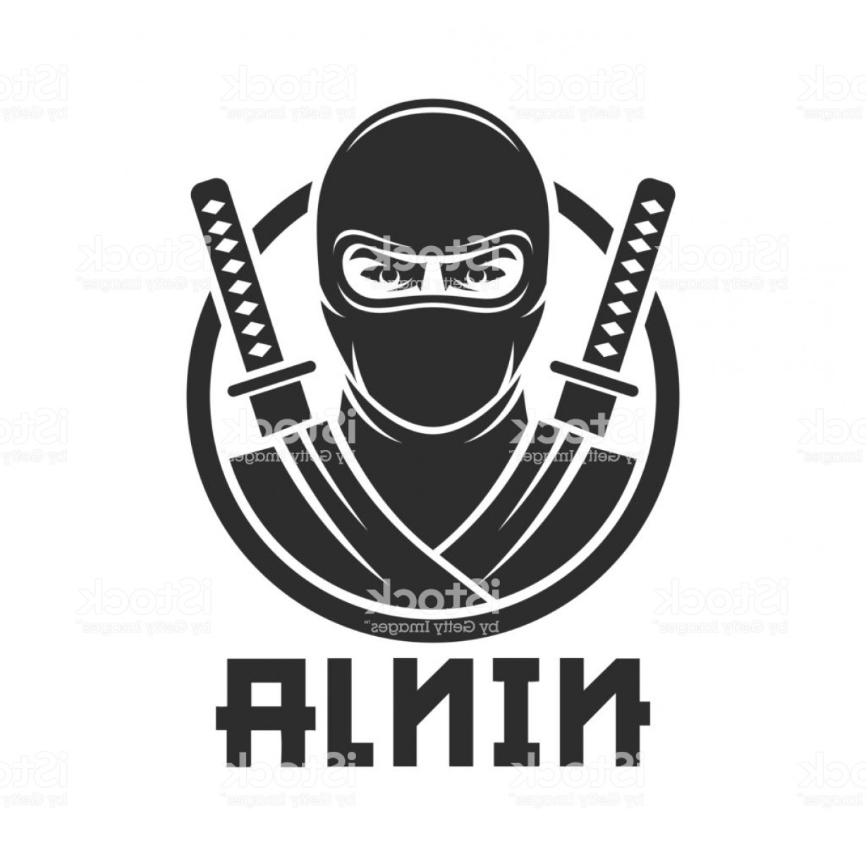 1228x1228 Ninja Warrior Logo Vector Gm Studiogrfx