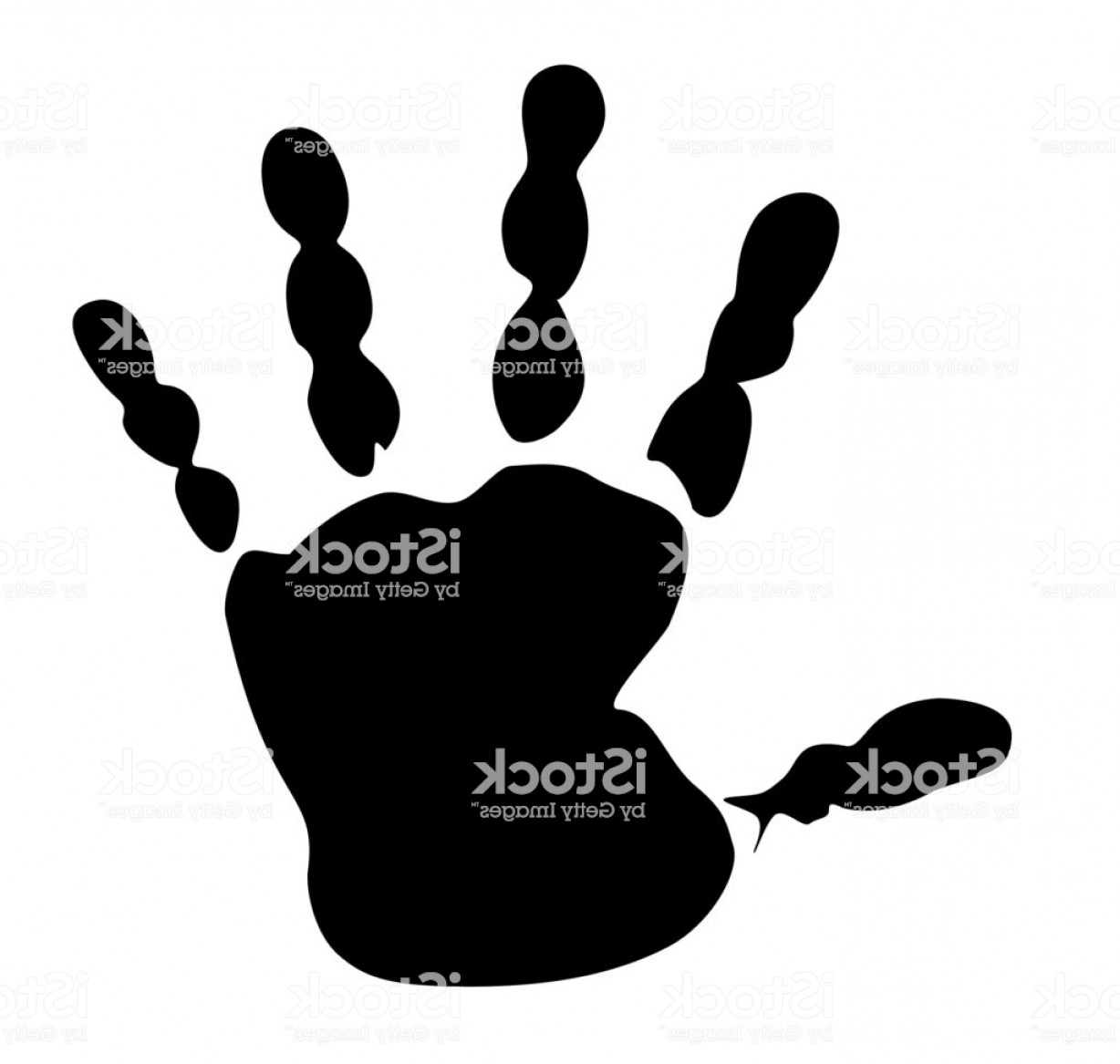1228x1167 Hand Print Icon Vector Draw On White Background Gm Handandbeak