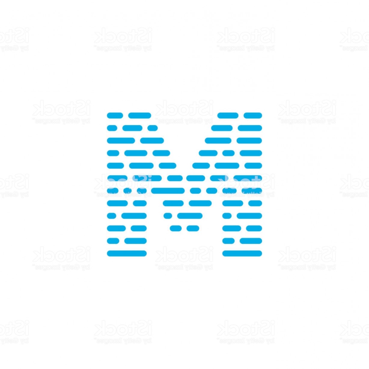 1228x1228 Blue Stripes Vector Logo Letter M Gm Savoyuptown