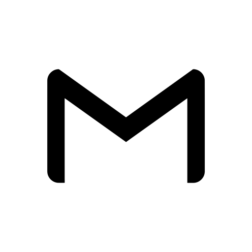 512x512 Vec Gmail Logo Black Entertainment And Sport